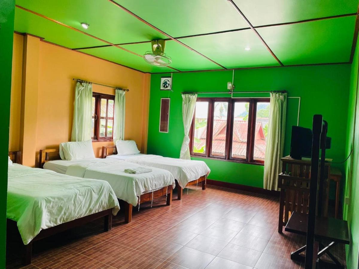 Bungalows Le Jardin Vangvieng วังเวียง ภายนอก รูปภาพ