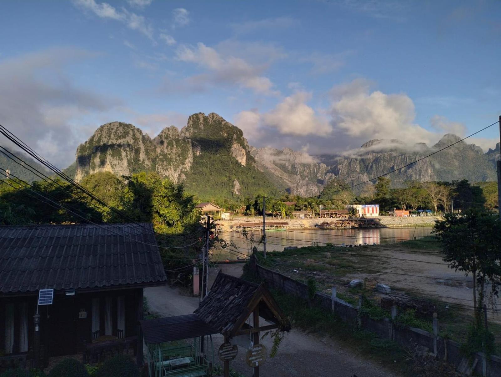 Bungalows Le Jardin Vangvieng วังเวียง ภายนอก รูปภาพ