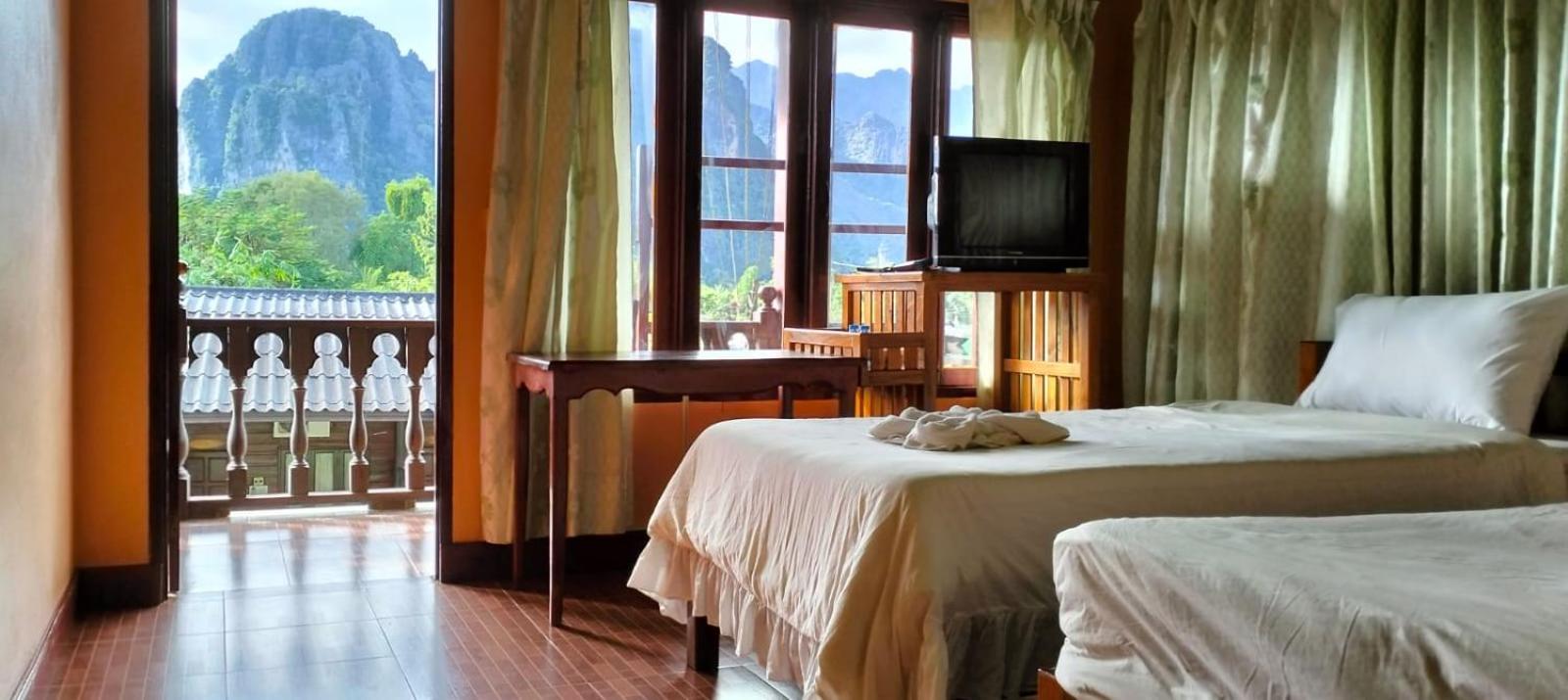 Bungalows Le Jardin Vangvieng วังเวียง ภายนอก รูปภาพ