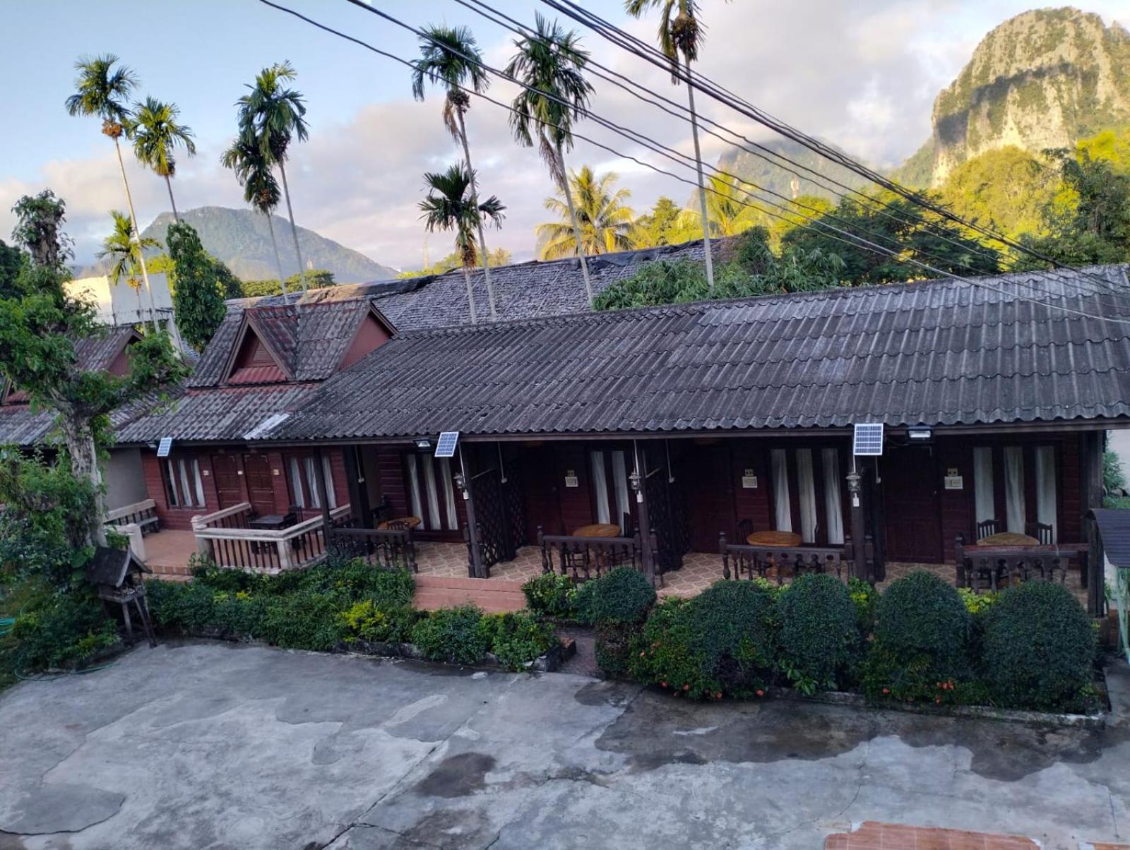 Bungalows Le Jardin Vangvieng วังเวียง ภายนอก รูปภาพ