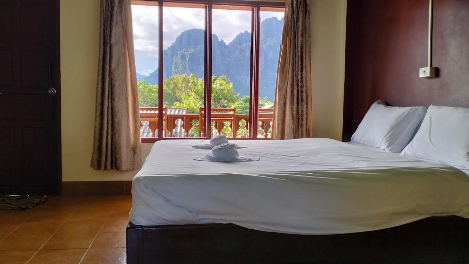 Bungalows Le Jardin Vangvieng วังเวียง ภายนอก รูปภาพ